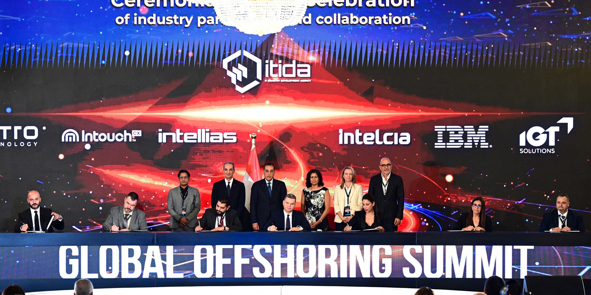 توقيع 55 مذكرة تفاهم بين شركات محلية وعالمية فى مجال صناعة التعهيد