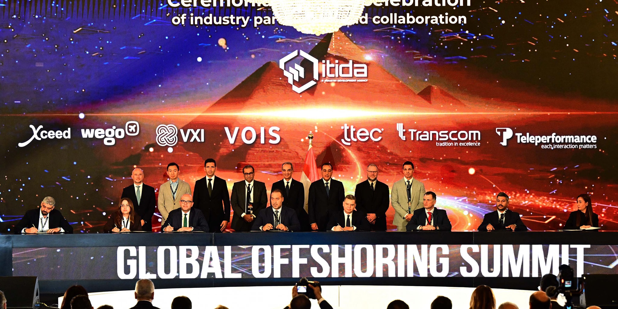 توقيع 55 مذكرة تفاهم بين شركات محلية وعالمية فى مجال صناعة التعهيد