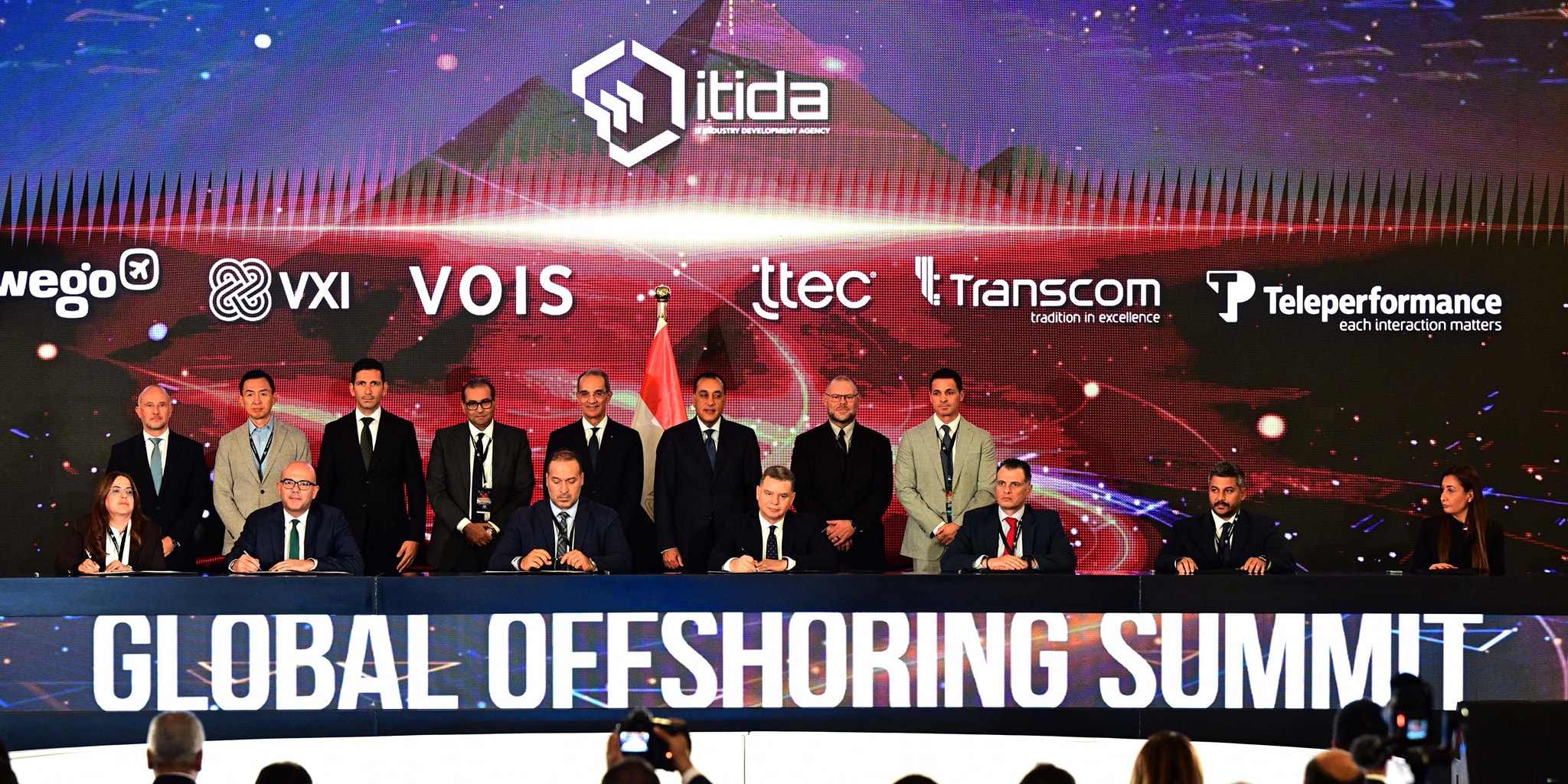 توقيع 55 مذكرة تفاهم بين شركات محلية وعالمية فى مجال صناعة التعهيد