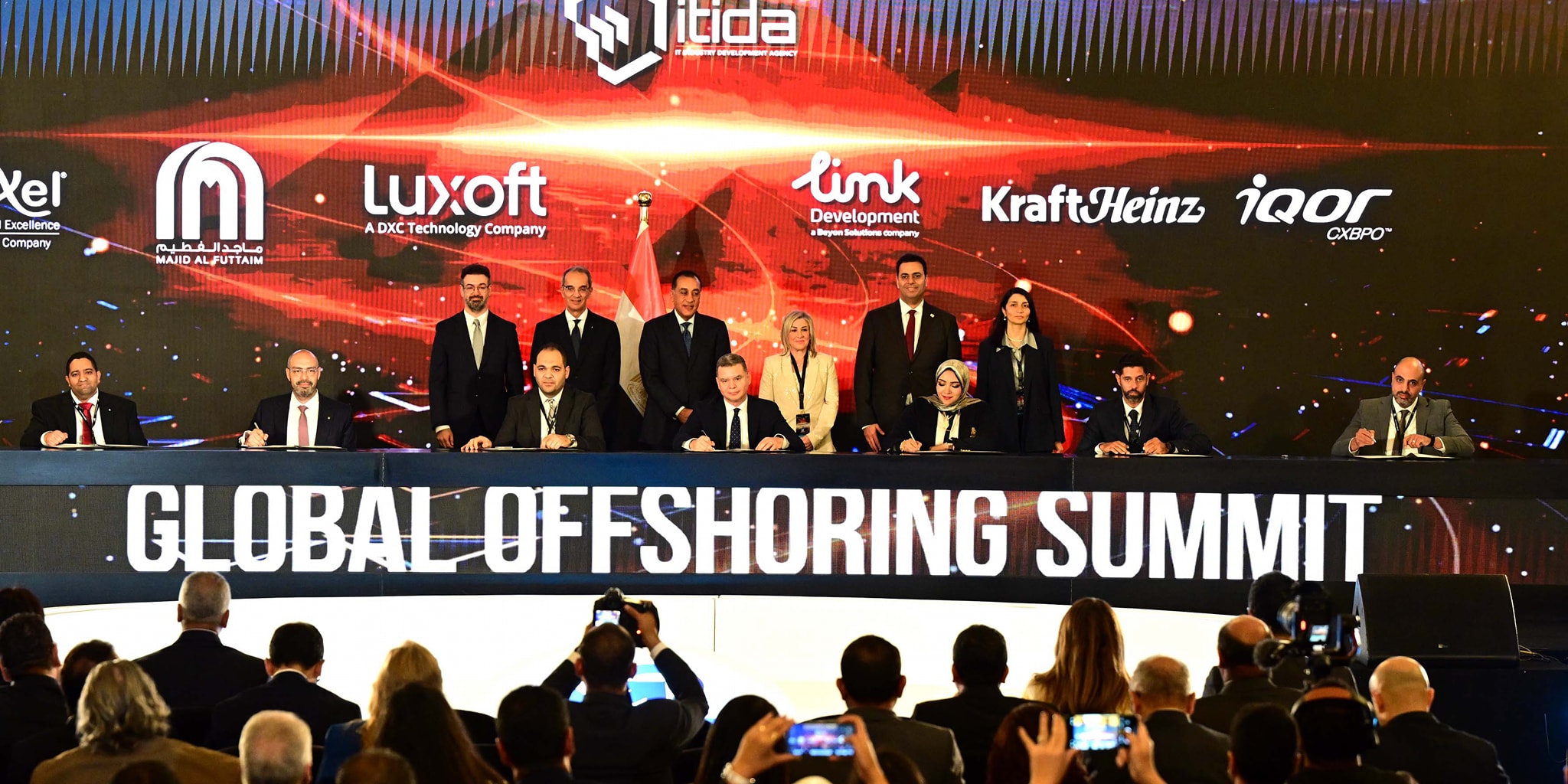 توقيع 55 مذكرة تفاهم بين شركات محلية وعالمية فى مجال صناعة التعهيد