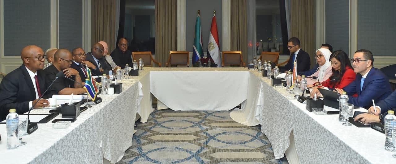وزير الاستثمار يلتقي وزير التجارة والصناعة بجنوب أفريقيا