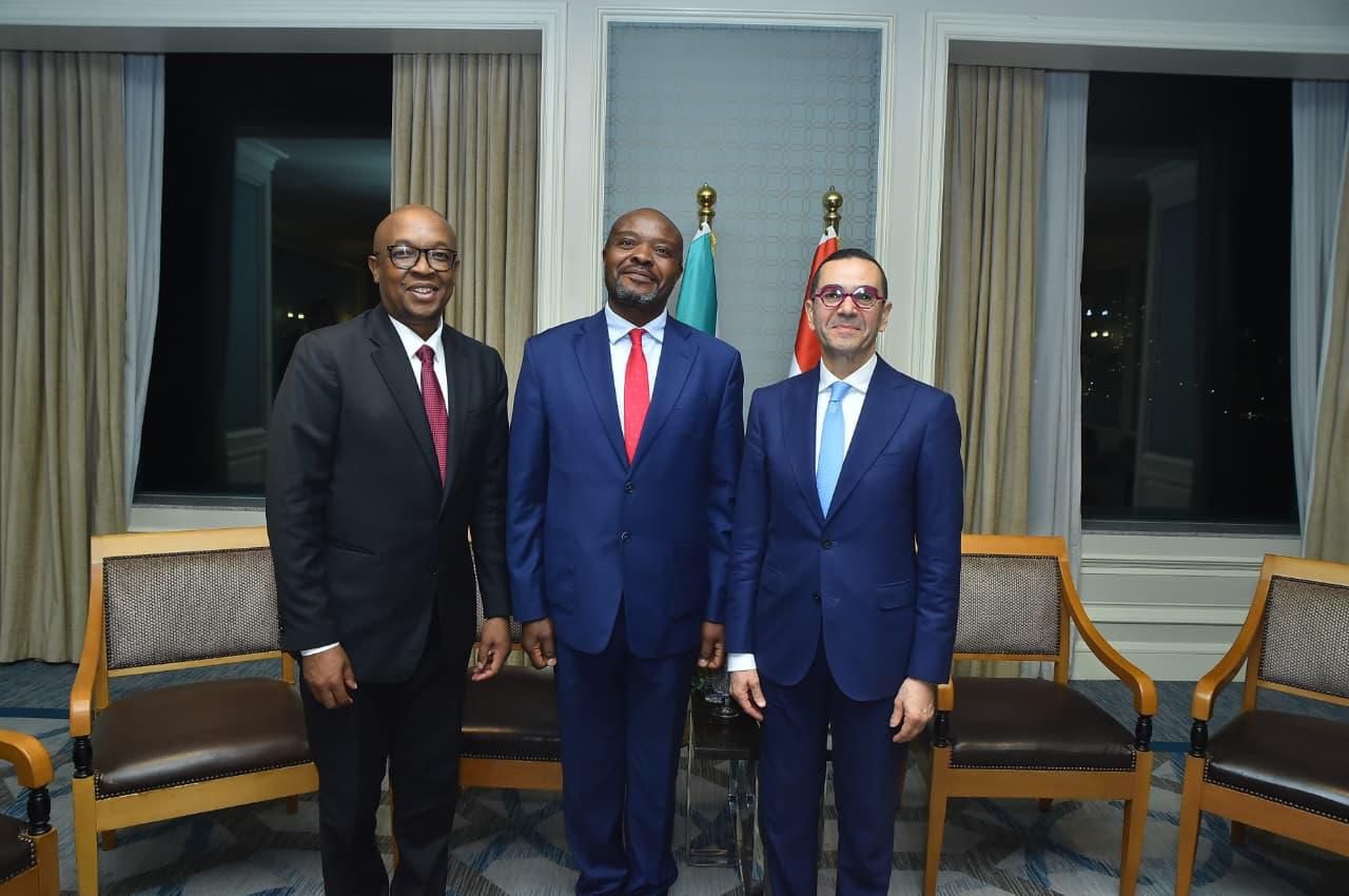 وزير الاستثمار يلتقي وزير التجارة والصناعة بجنوب أفريقيا