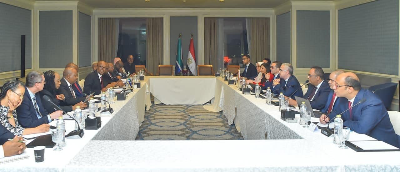 وزير الاستثمار يلتقي وزير التجارة والصناعة بجنوب أفريقيا
