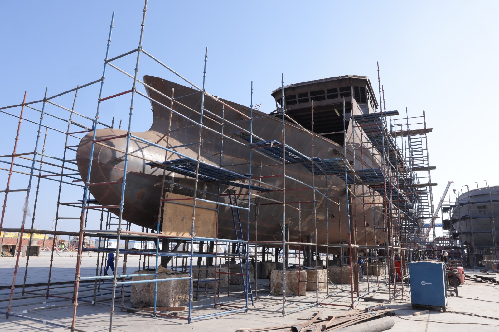 تدشين باكورة إنتاج شركة قناة السويس للقوارب الحديثة