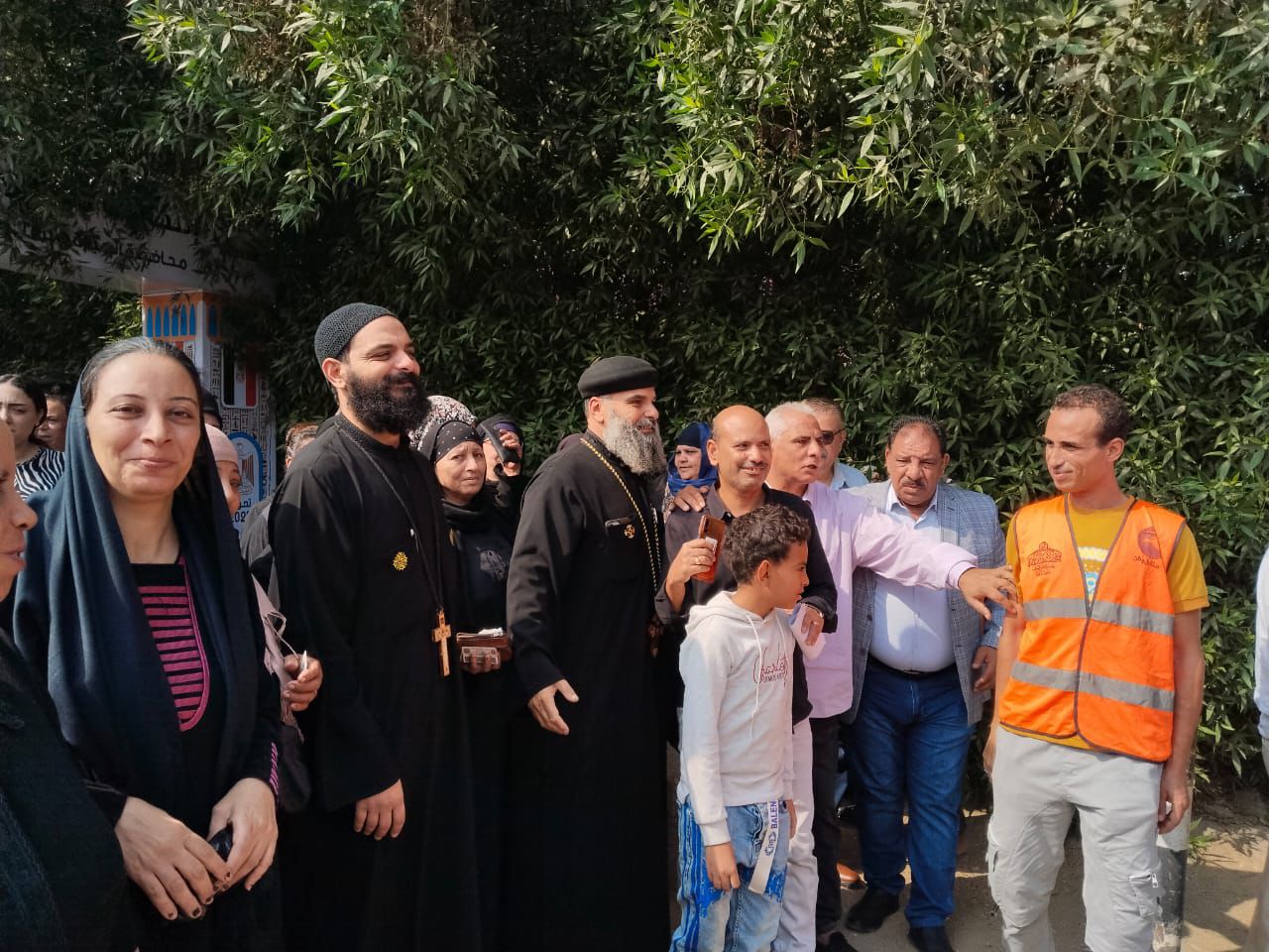 مظاهر الوحدة الوطنية باللجان الإنتخابية بابو النمرس فى الجيزة