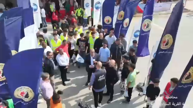 مشاركة المواطنين فى الإنتخابات بمدينة 6 أكتوبر