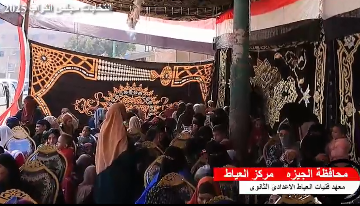 مشاركة أهالى مركز العياط فى الإنتخابات البرلمانية 2025