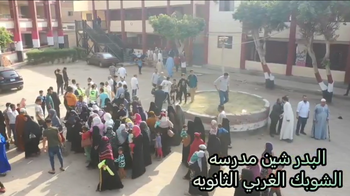 مشاركة أهالى مركز البدرشين فى إنتخابات مجلس النواب 2025