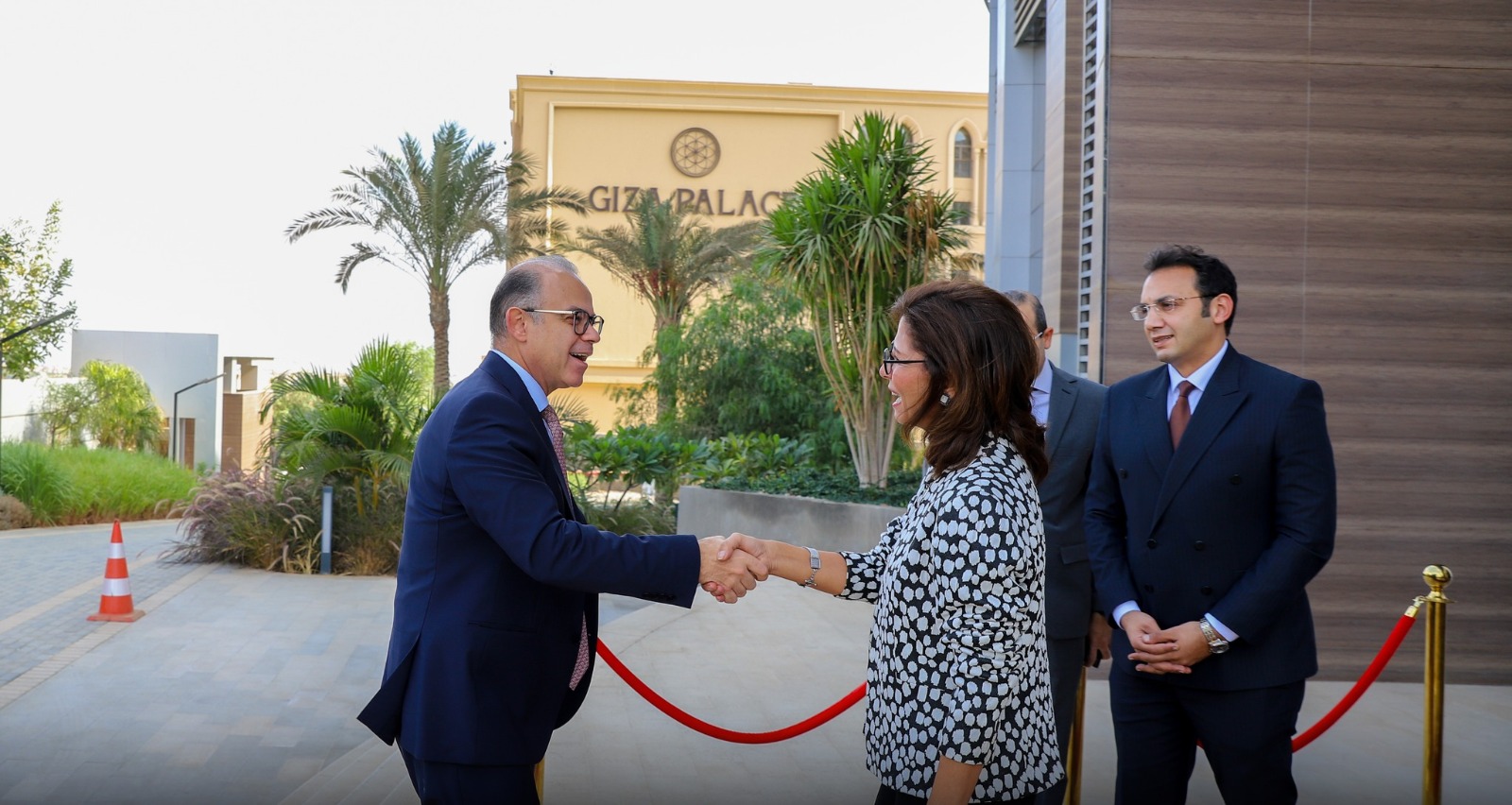 الدكتور محمد فريد يلتقي الدكتورة سلافة جويلي