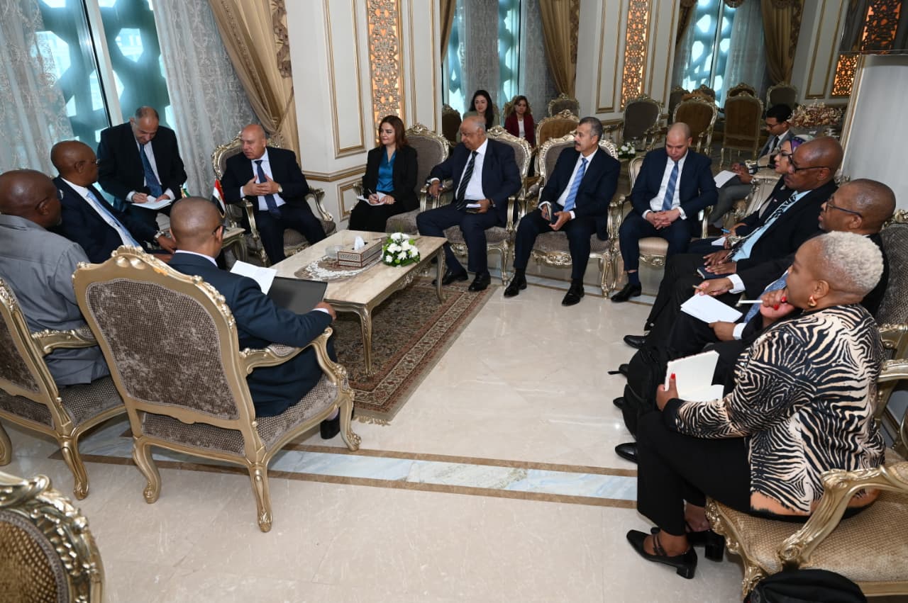 الوزير يلتقي وزير التجارة والصناعة والمنافسة بجنوب أفريقيا