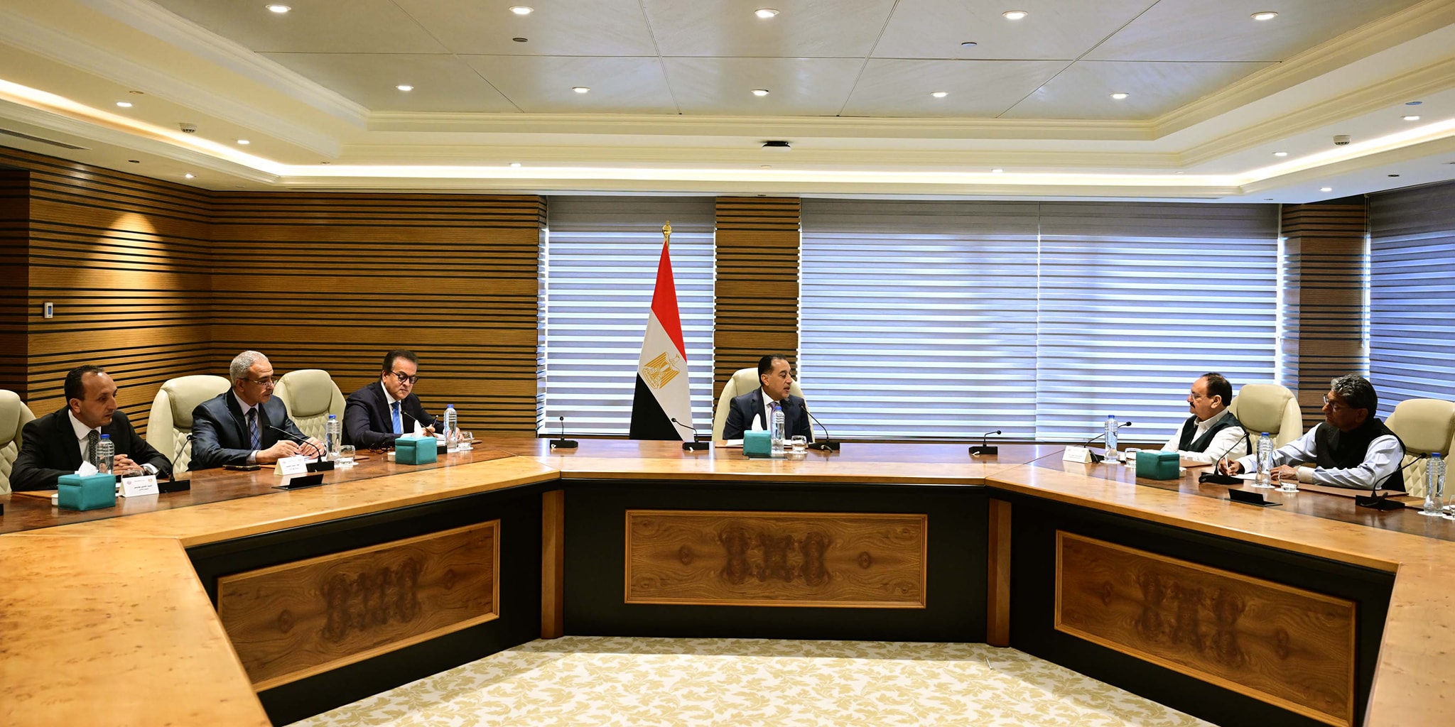 رئيس الوزراء يلتقى وزير الصحة والكيماويات والأسمدة