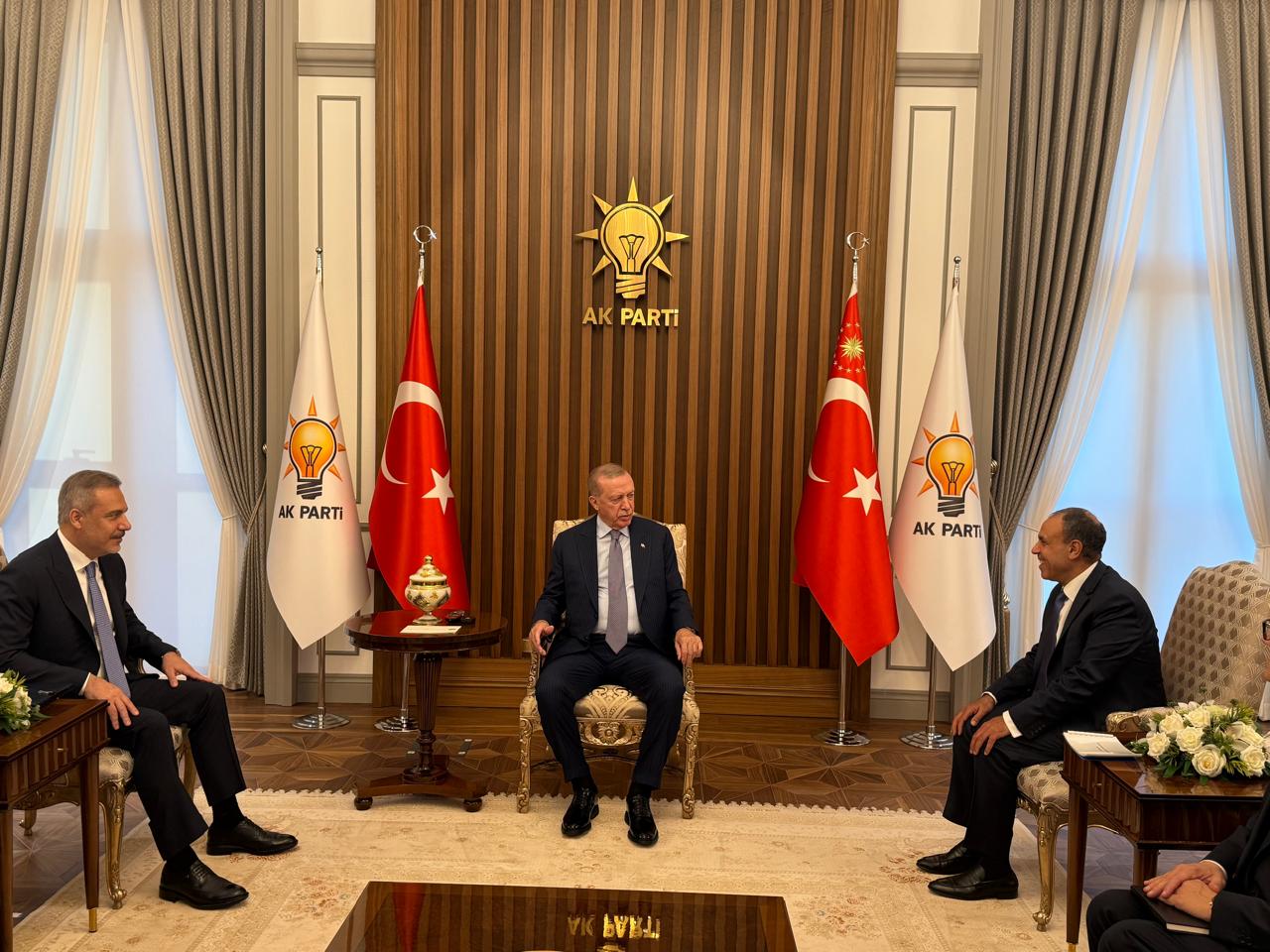 وزير الخارجية يلتقي الرئيس التركي 