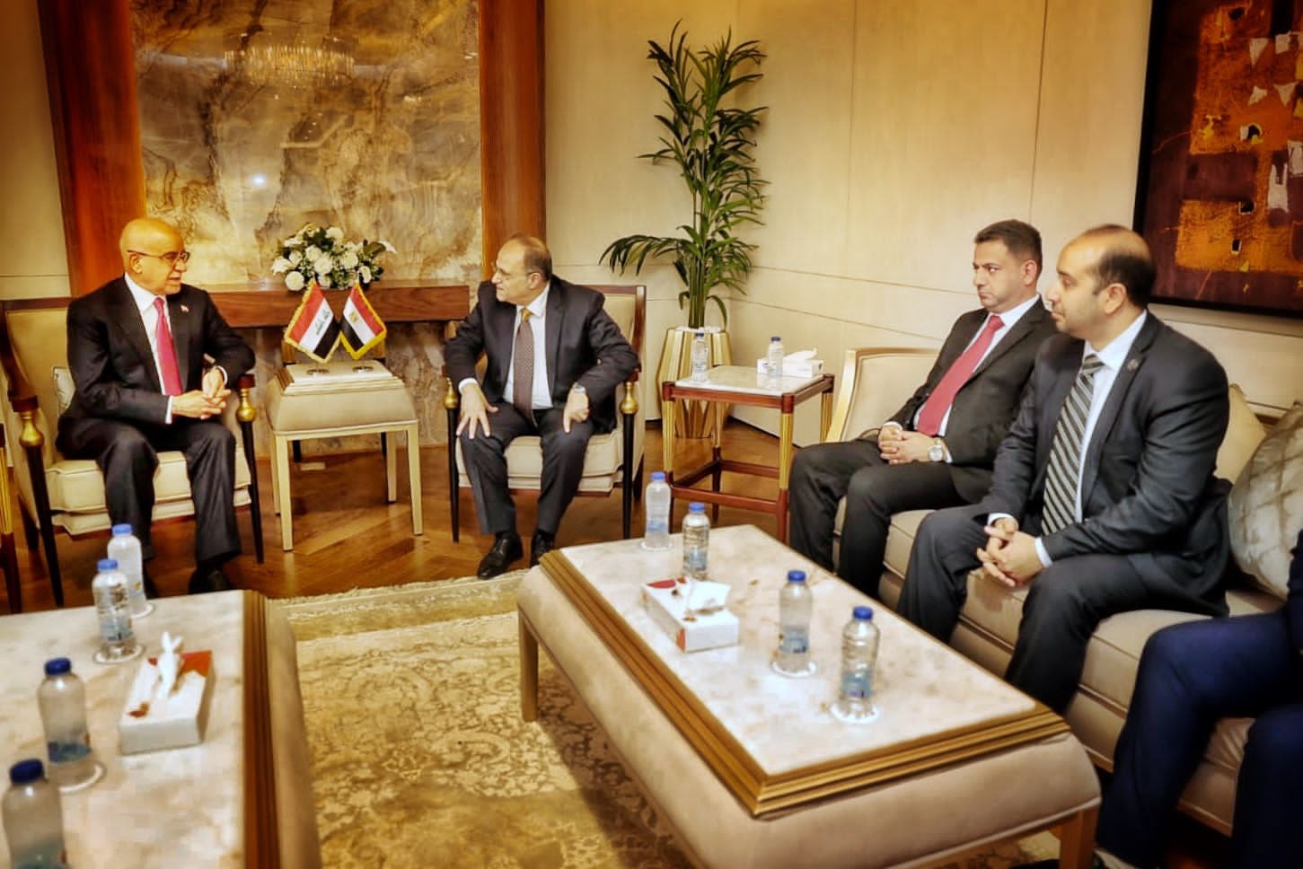 رئيس هيئة الدواء المصرية يستقبل وزير صحة العراق