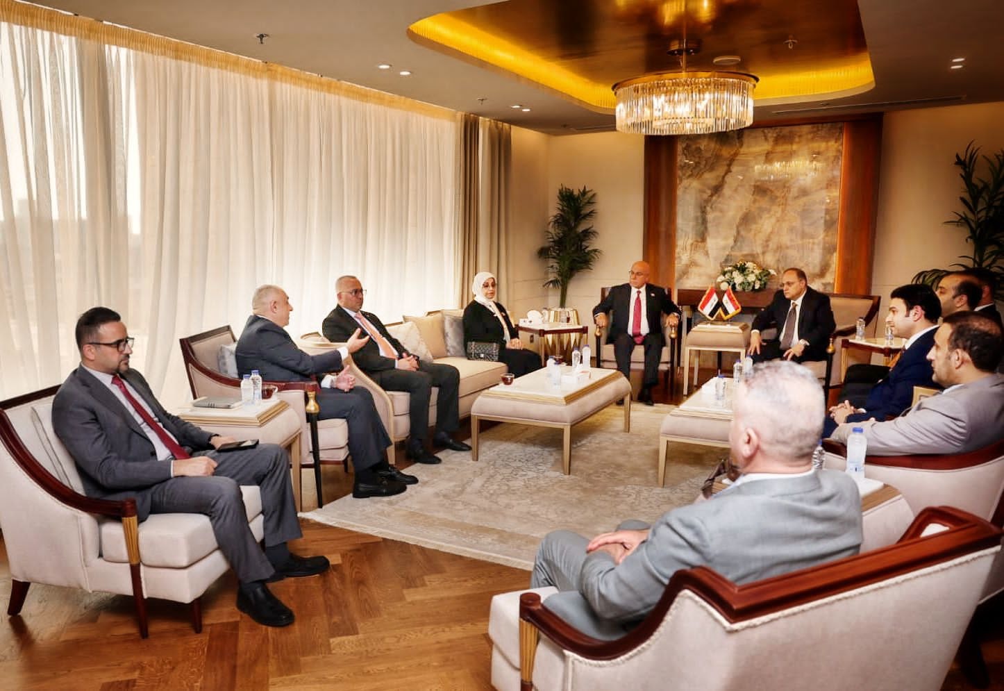 رئيس هيئة الدواء المصرية يستقبل وزير صحة العراق