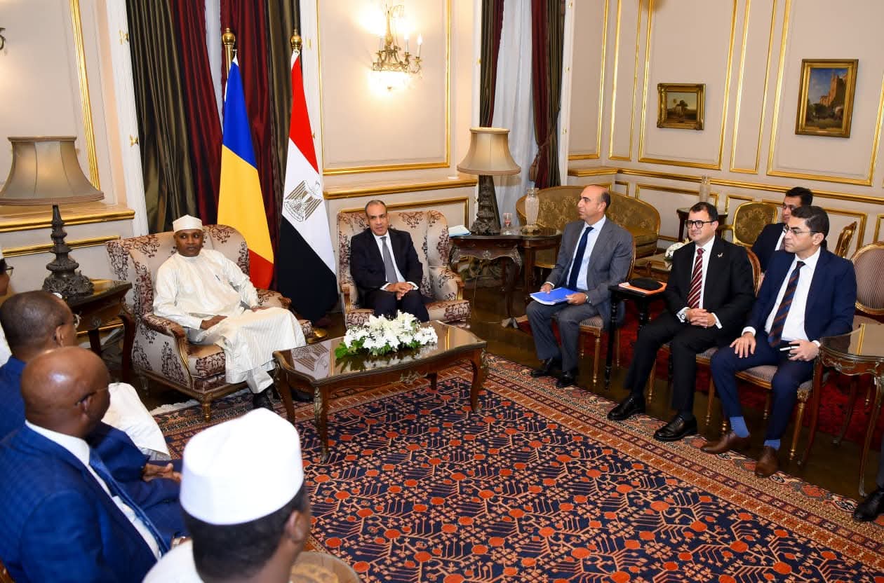 وزير الخارجية يستقبل نظيره التشادي