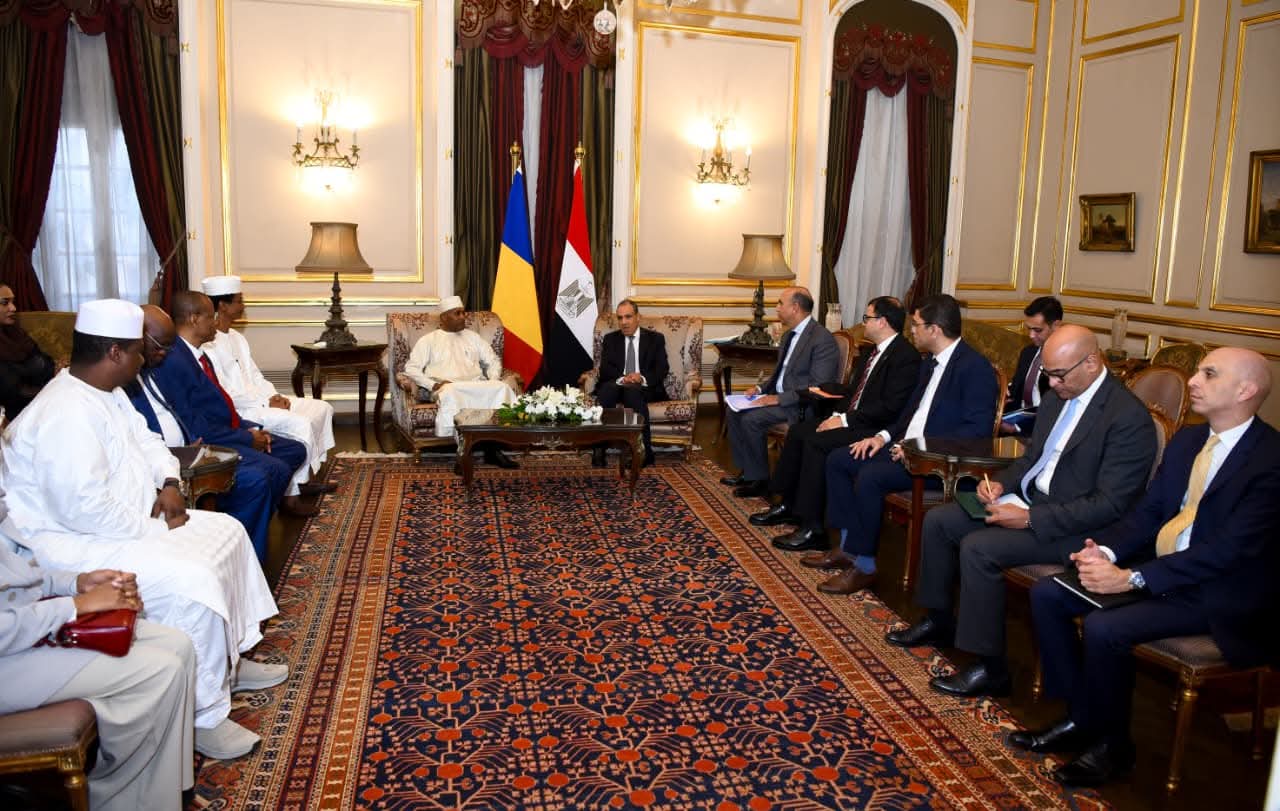 وزير الخارجية يستقبل نظيره التشادي