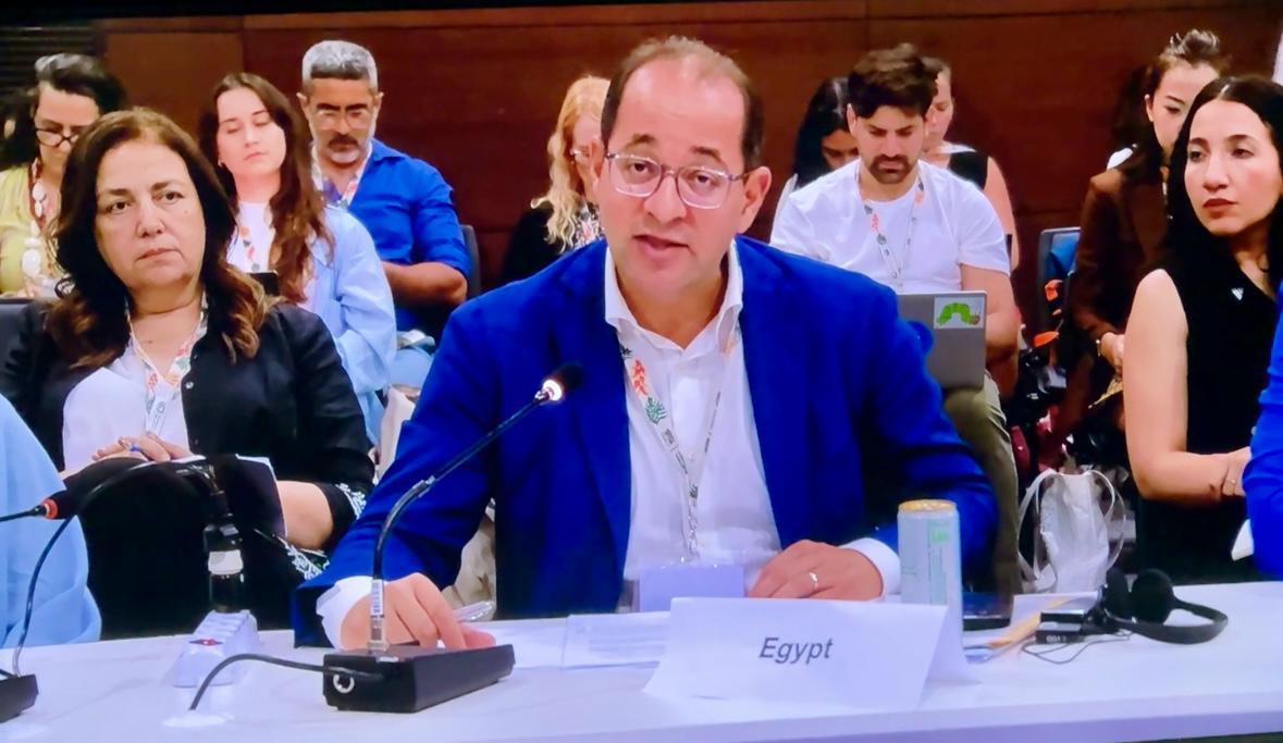 وزير المالية فى جلسة رفيعة المستوى بمؤتمر المناخ بالبرازيل