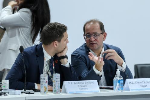 وزير المالية فى جلسة رفيعة المستوى بمؤتمر المناخ بالبرازيل