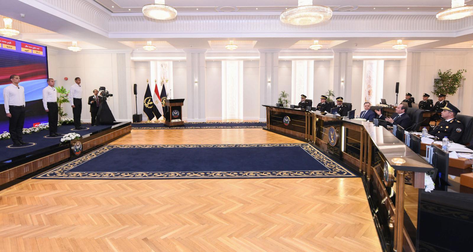 الرئيس السيسي يزور أكاديمية الشرطة