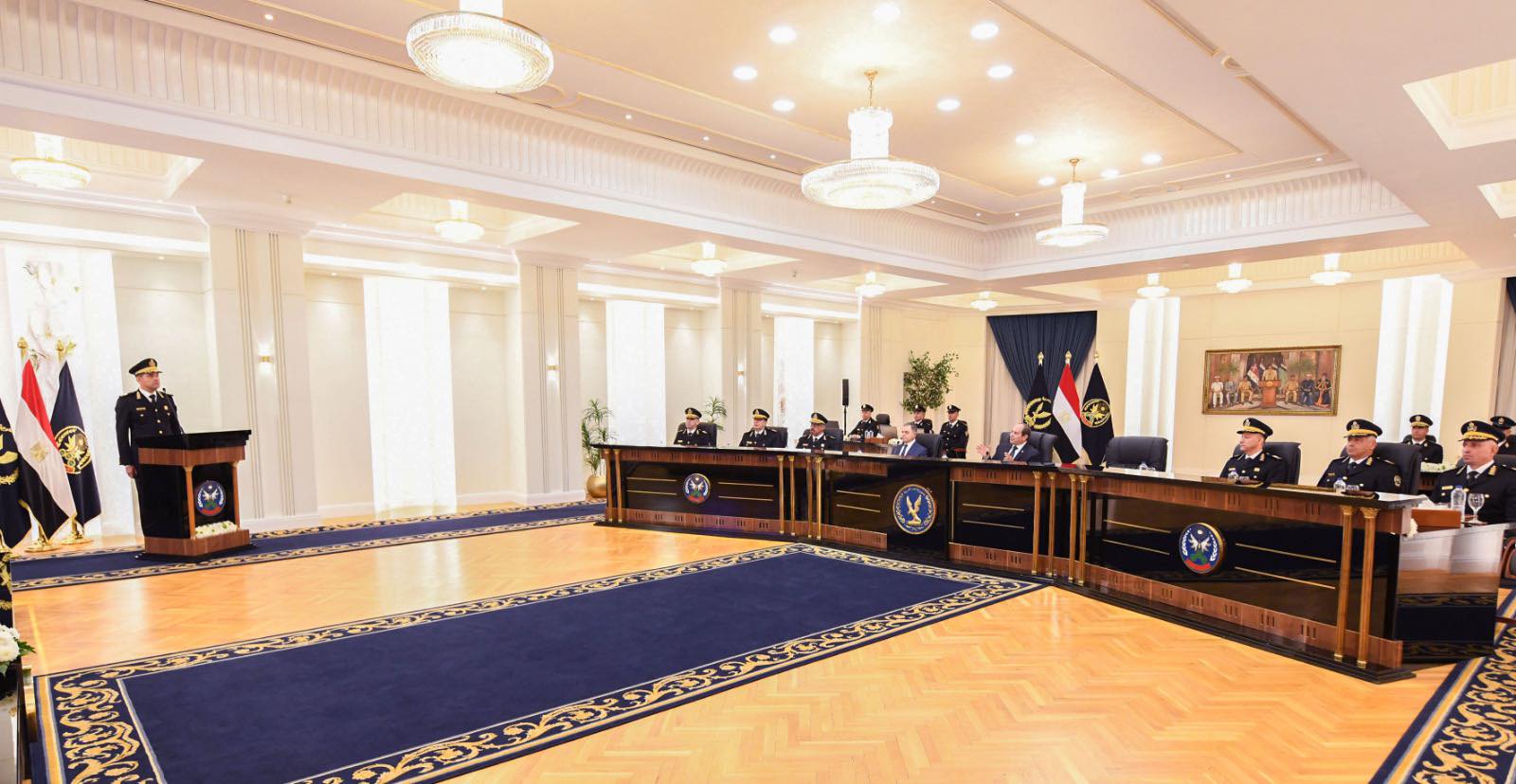 الرئيس السيسي يزور أكاديمية الشرطة