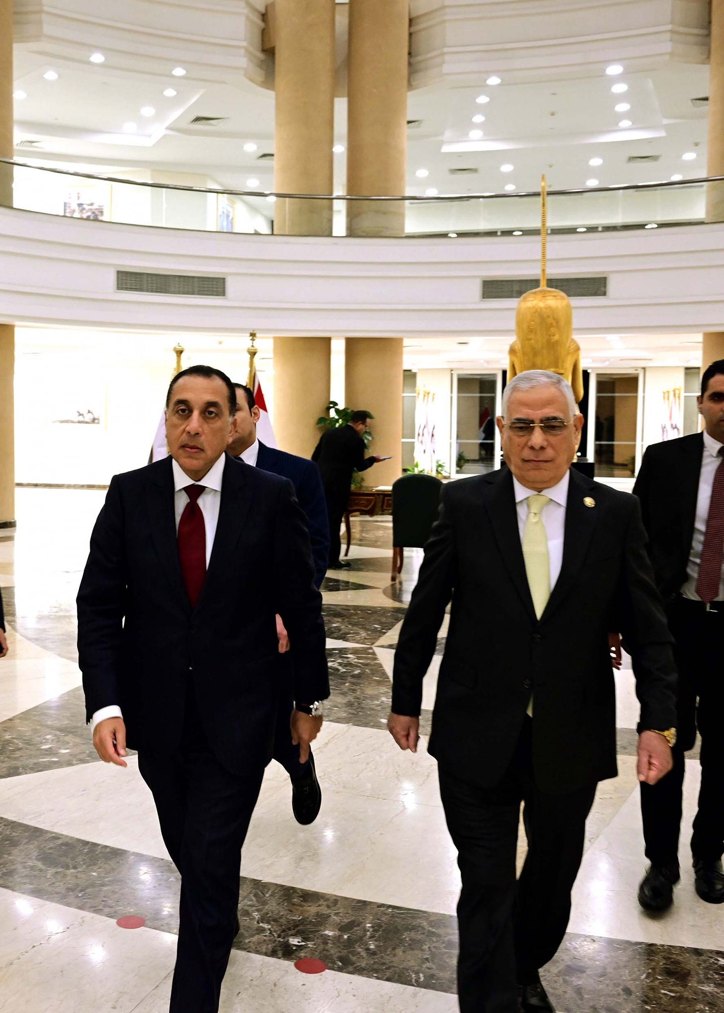 حفل تسليم النيابة العامة مضبوطات ذهبية للبنك المركزي المصري