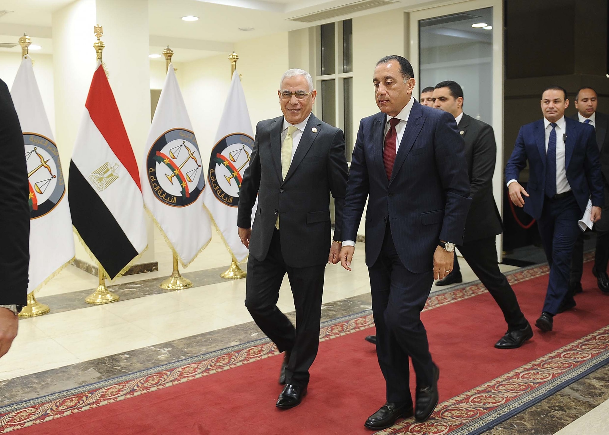 حفل تسليم النيابة العامة مضبوطات ذهبية للبنك المركزي المصري