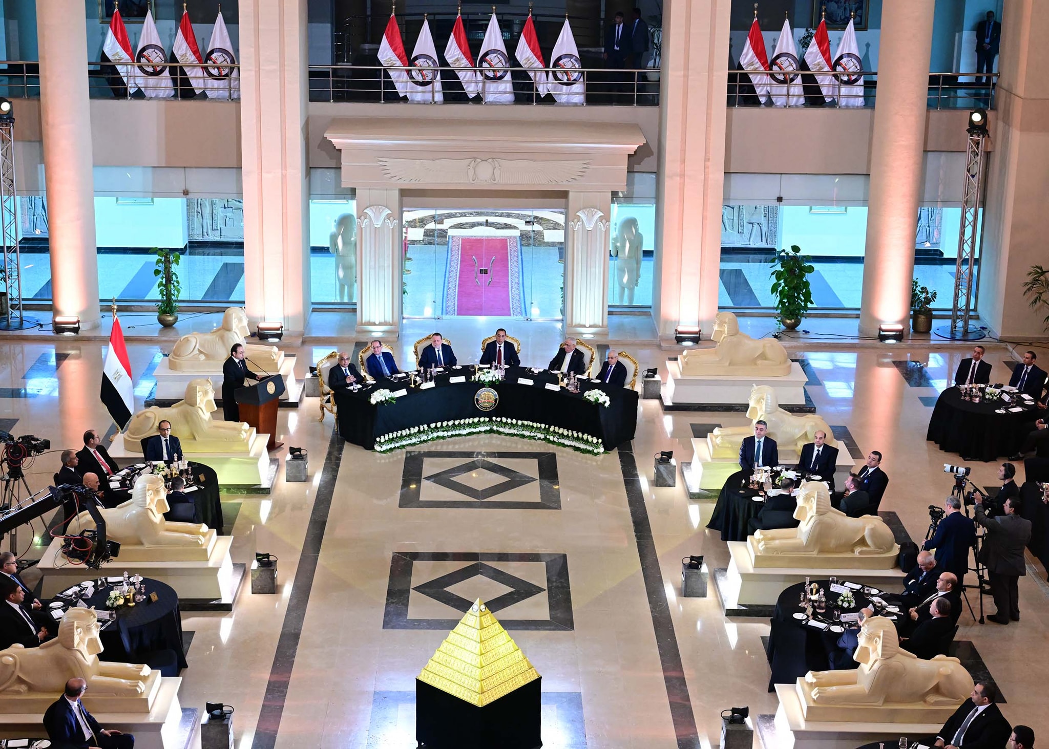 حفل تسليم النيابة العامة مضبوطات ذهبية للبنك المركزي المصري