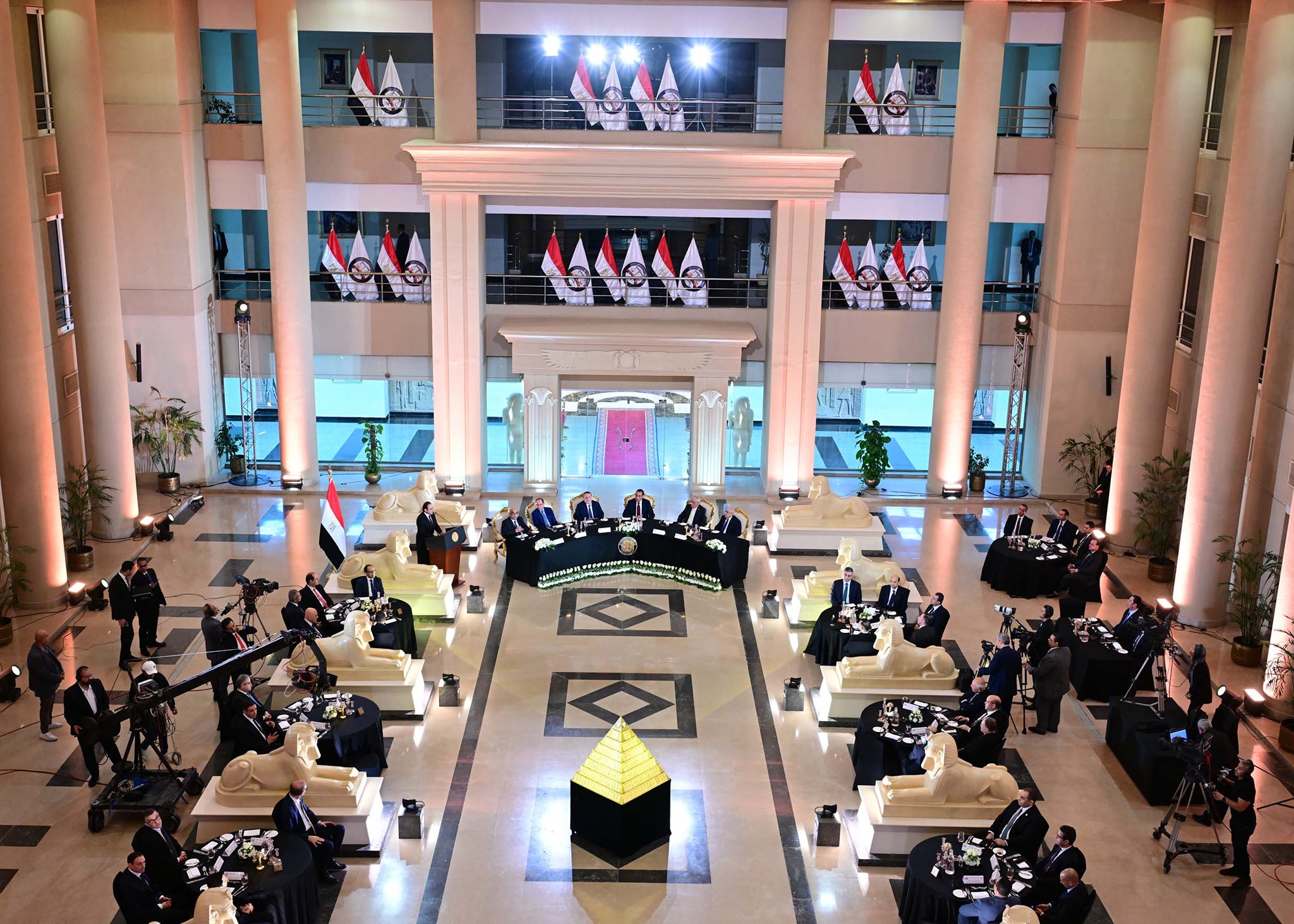 حفل تسليم النيابة العامة مضبوطات ذهبية للبنك المركزي المصري