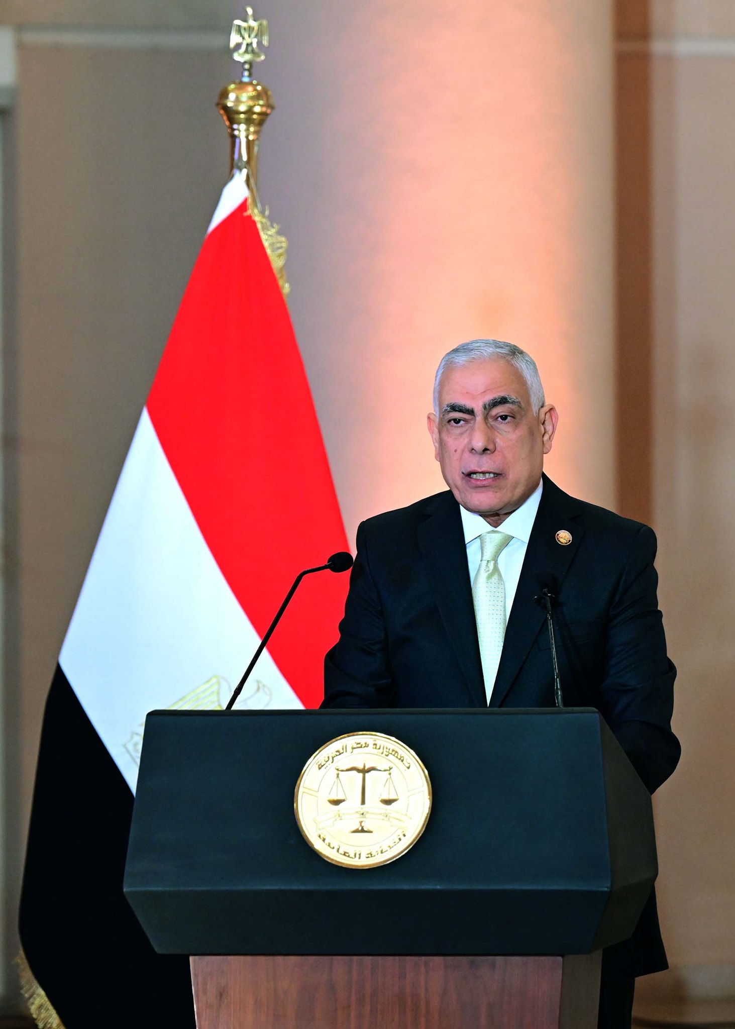 حفل تسليم النيابة العامة مضبوطات ذهبية للبنك المركزي المصري