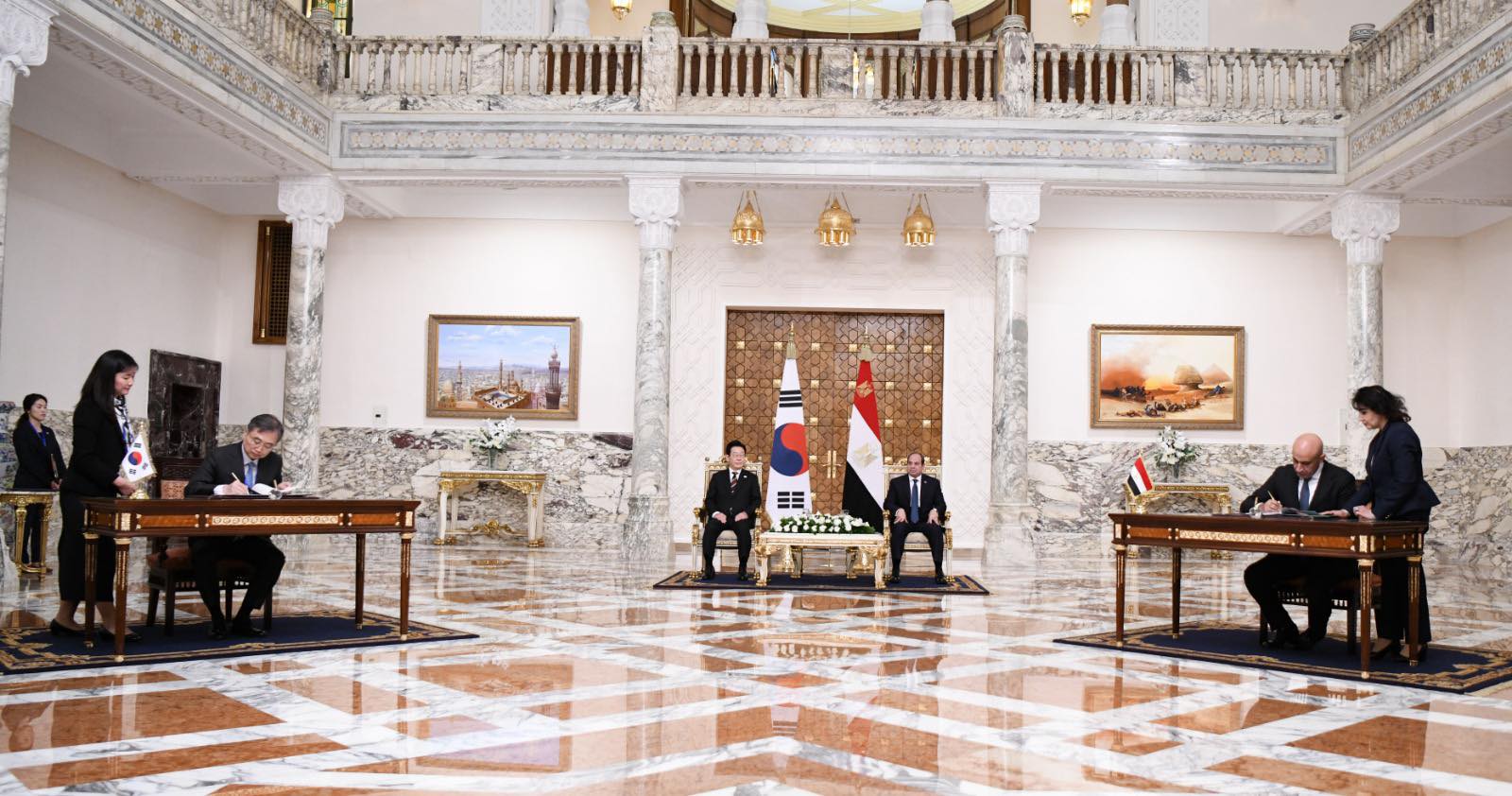 مصر وكوريا الجنوبية توقعان مذكرتي تفاهم في التعليم والثقافة