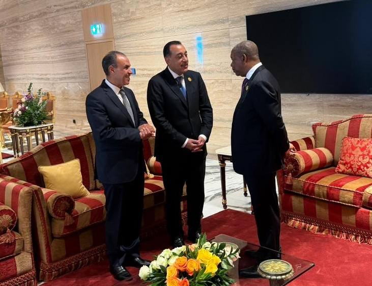 رئيس جمهورية أنجولا يستقبل رئيس مجلس الوزراء