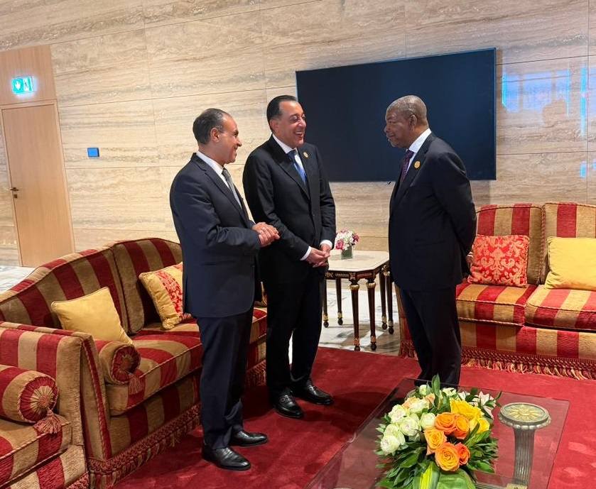 رئيس جمهورية أنجولا يستقبل رئيس مجلس الوزراء