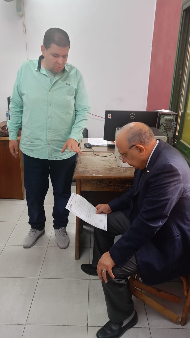 وزير الكهرباء يتفقد الإدارة العامة لشبكات الحلمية