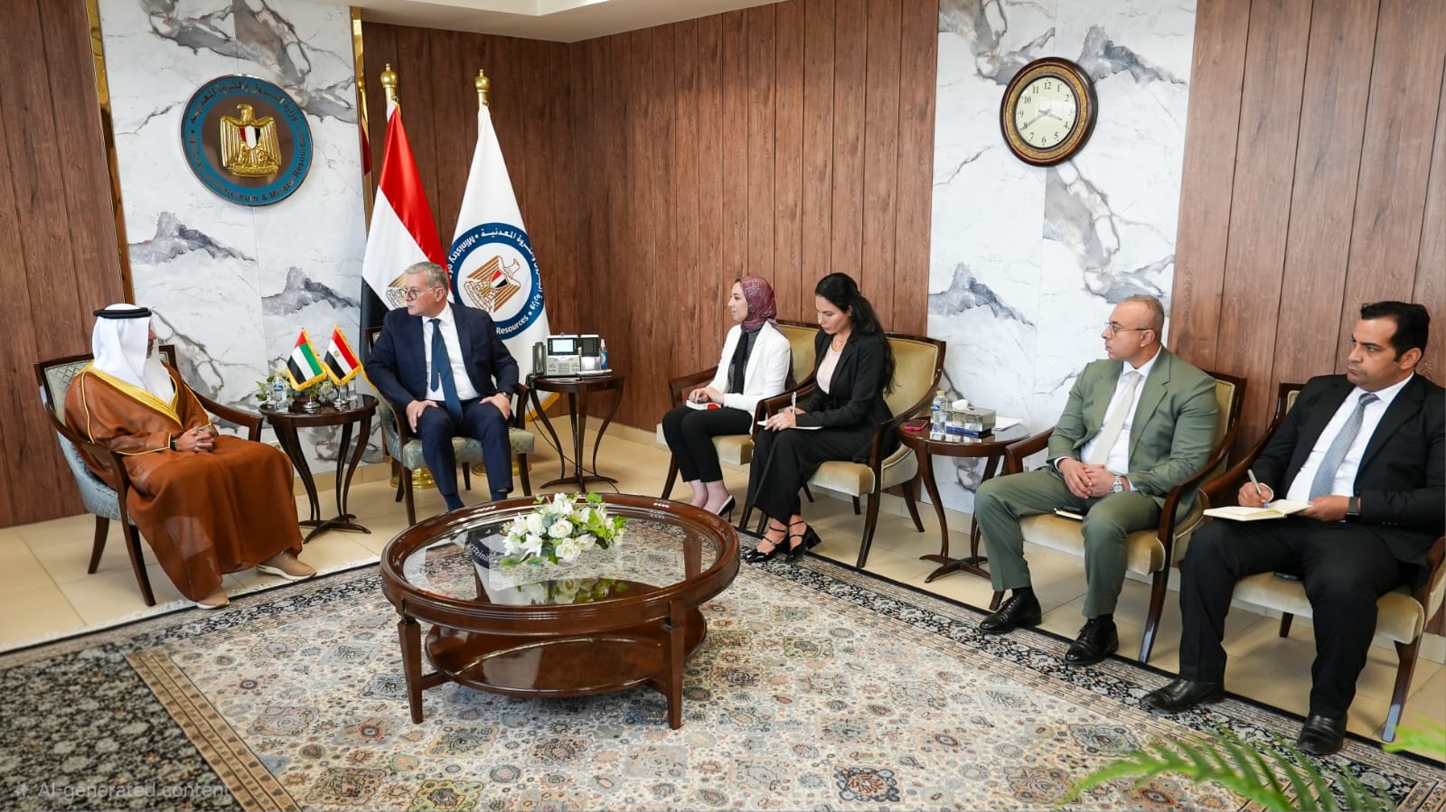 وزير البترول يلتقي سفير الإمارات