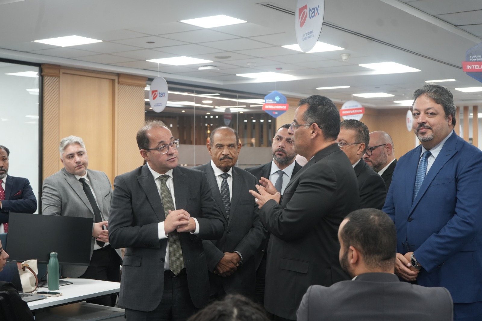 وزير المالية يترأس إجتماع مجلس إدارة شركة «إى تاكس»