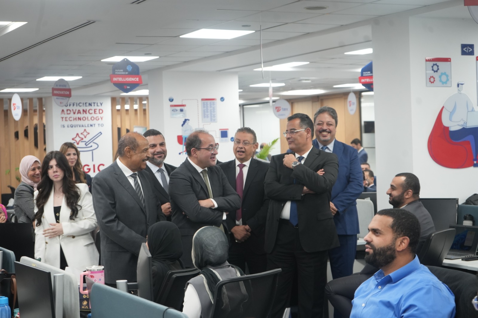 وزير المالية يترأس إجتماع مجلس إدارة شركة «إى تاكس»