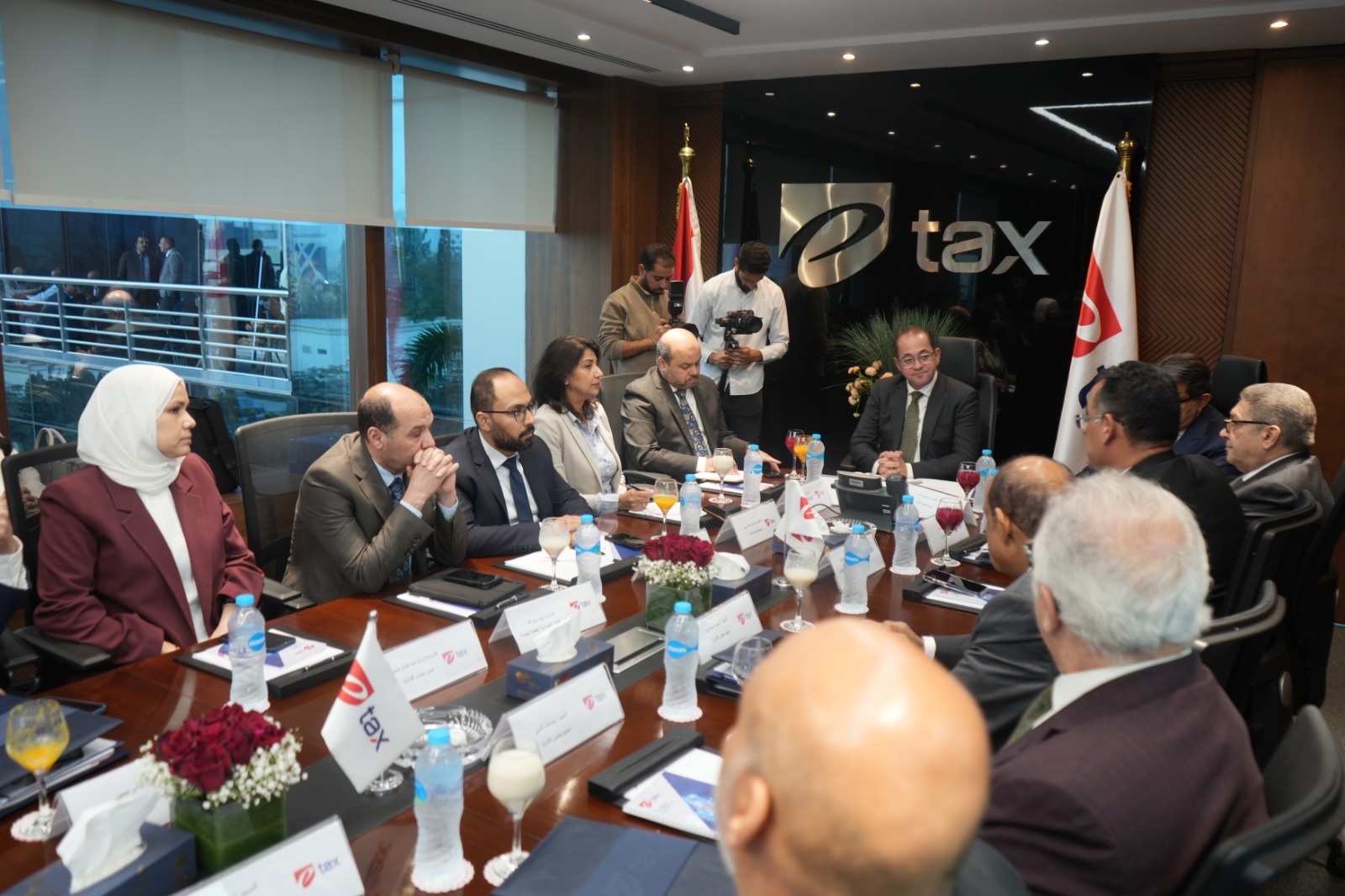 وزير المالية يترأس إجتماع مجلس إدارة شركة «إى تاكس»