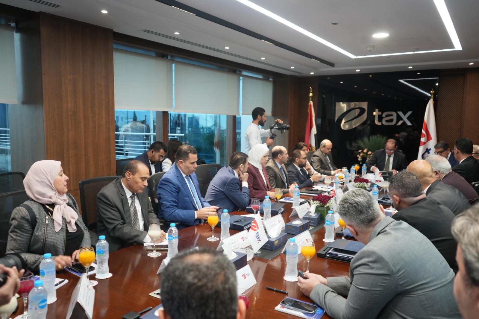 وزير المالية يترأس إجتماع مجلس إدارة شركة «إى تاكس»