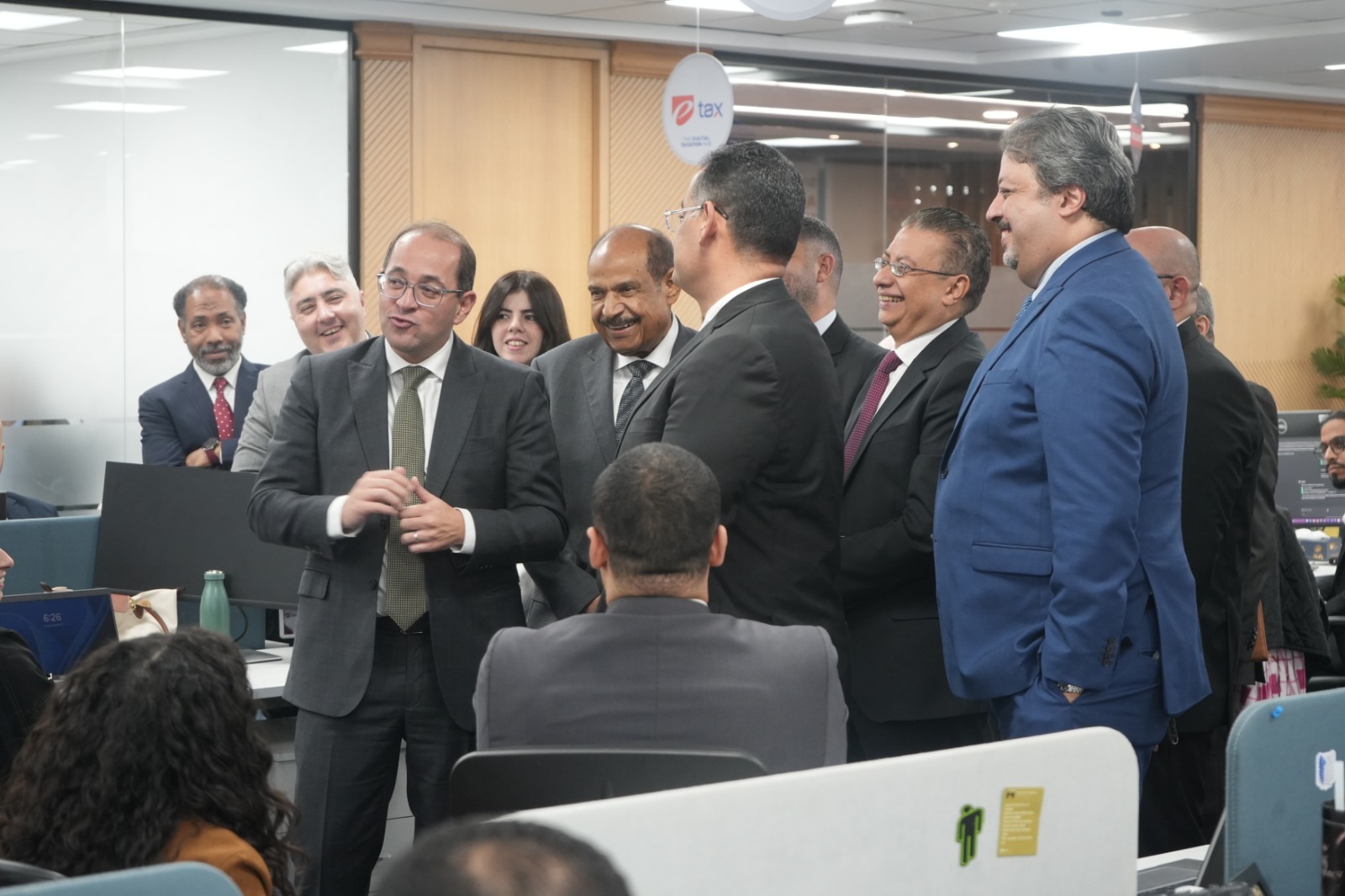 وزير المالية يترأس إجتماع مجلس إدارة شركة «إى تاكس»