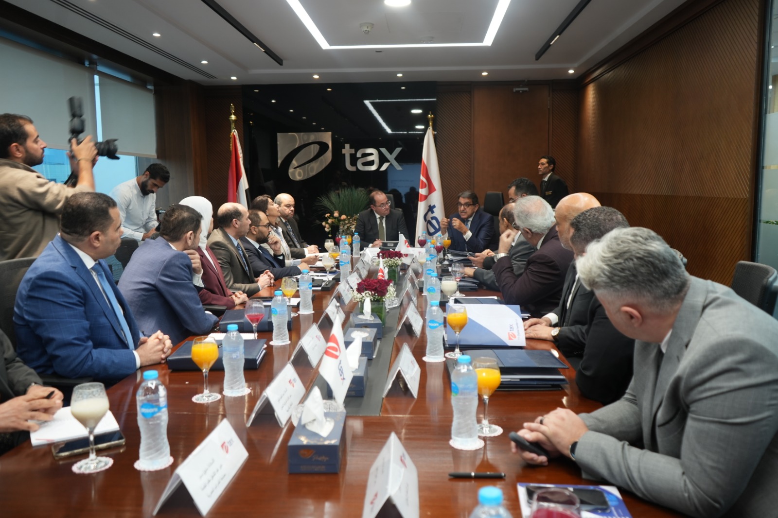 وزير المالية يترأس إجتماع مجلس إدارة شركة «إى تاكس»