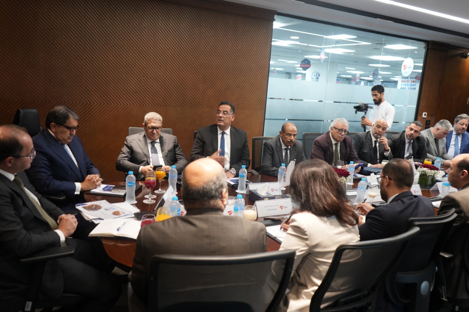 وزير المالية يترأس إجتماع مجلس إدارة شركة «إى تاكس»