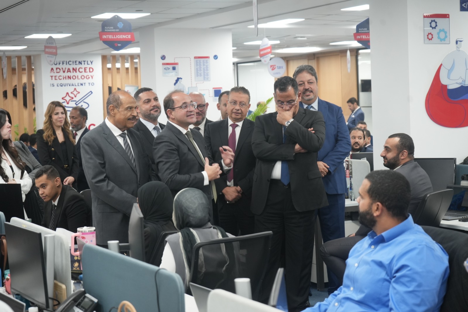 وزير المالية يترأس إجتماع مجلس إدارة شركة «إى تاكس»