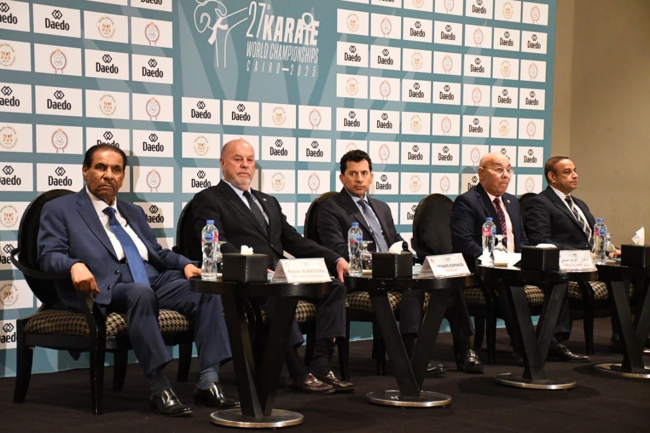 وزير الرياضة يعلن تفاصيل بطولة العالم للكاراتيه في مصر