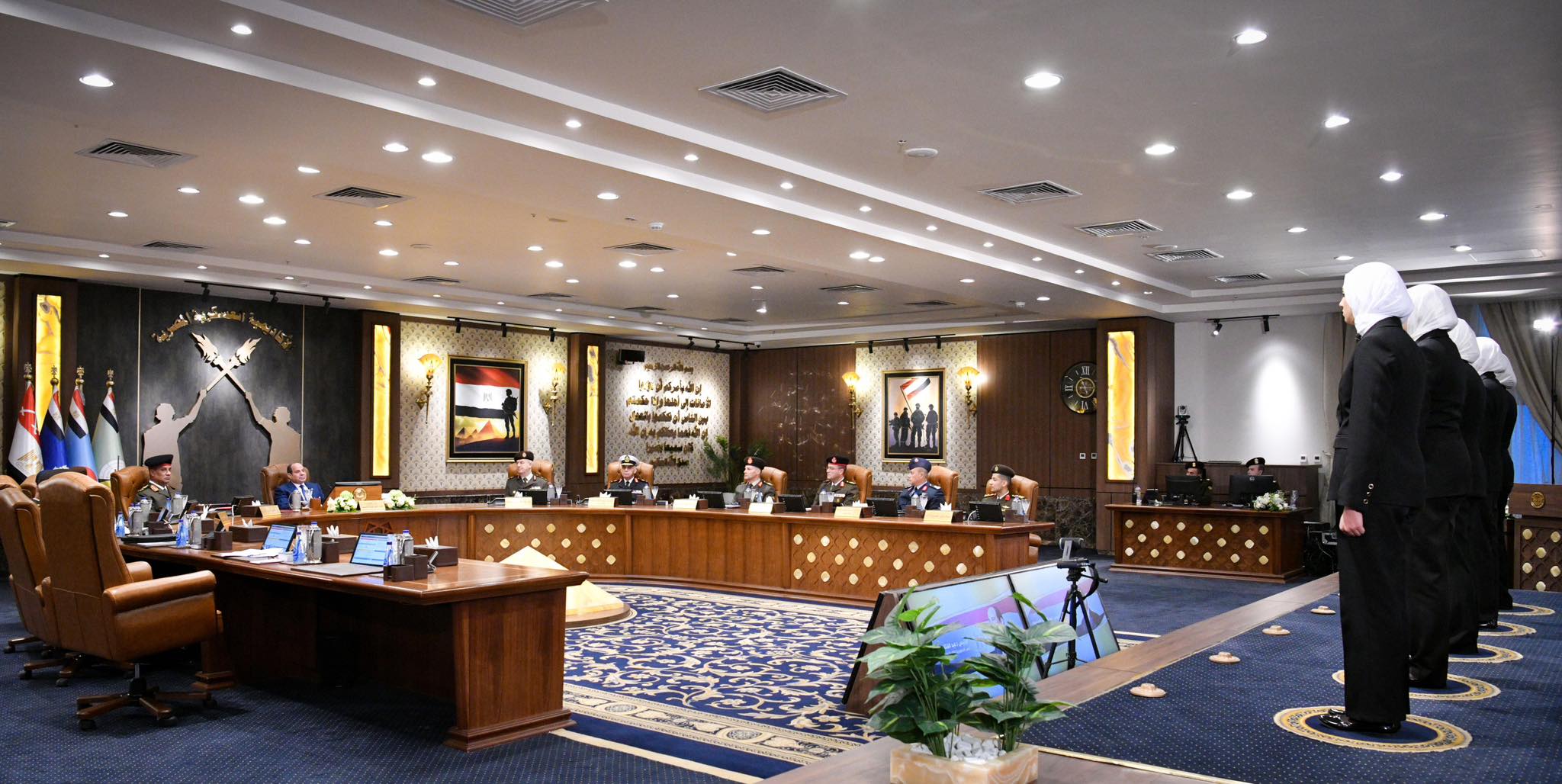 السيسي يشهد اختبارات كشف الهيئة للطلبة المتقدمين للأكاديمية العسكرية