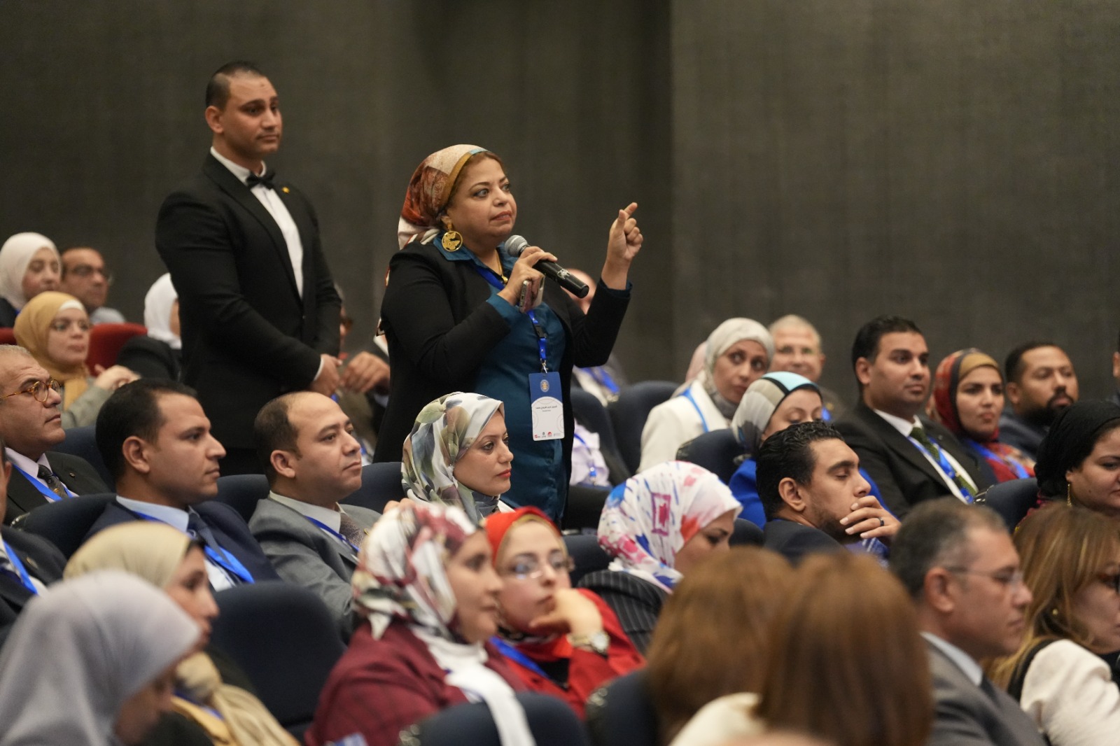 وزير المالية فى حوار مفتوح مع خريجي مبادرات إعداد الكوادر البشرية من العاملين بوزارة المالية