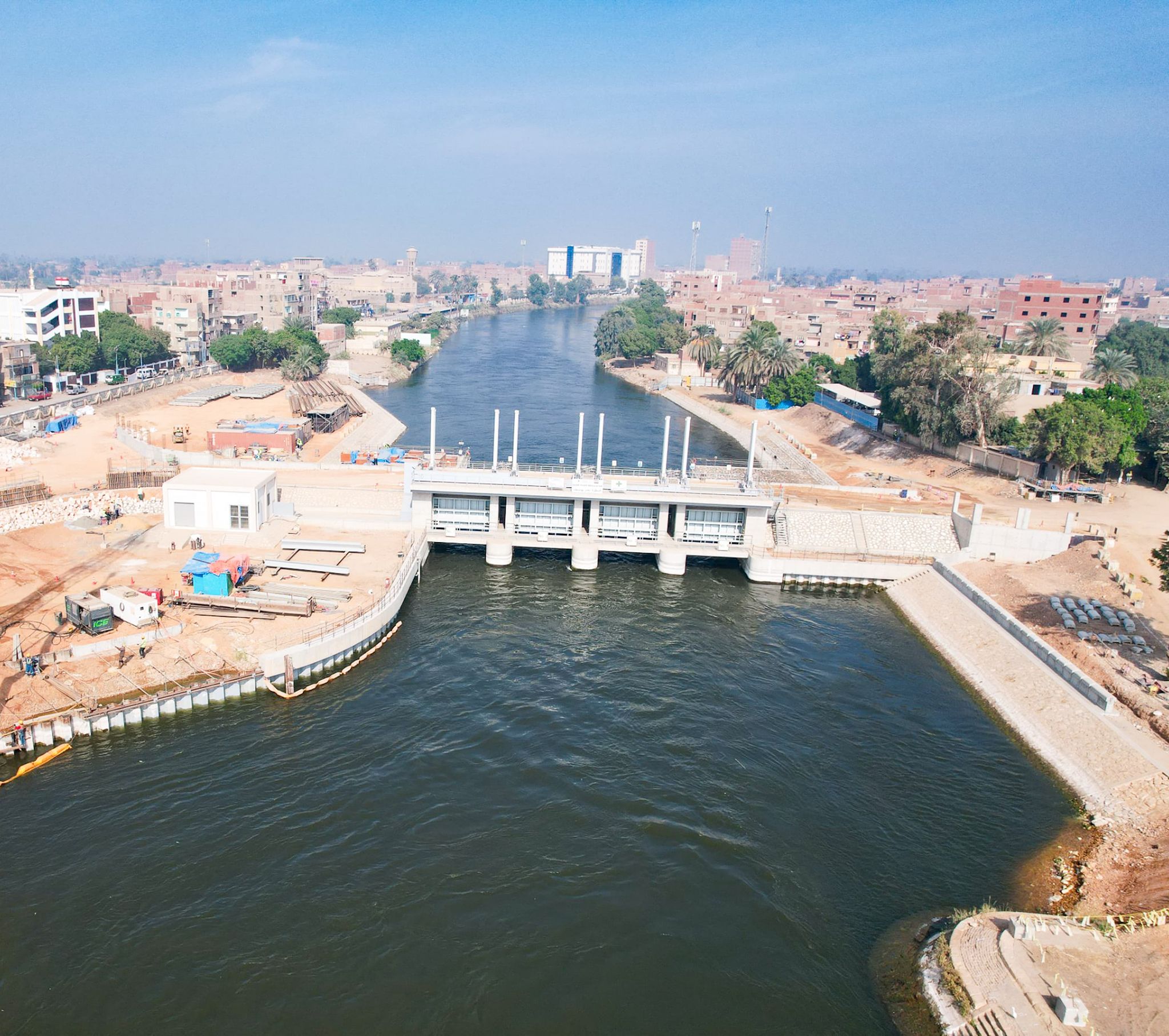 مشروع إنشاء مجموعة قناطر ديروط الجديدة