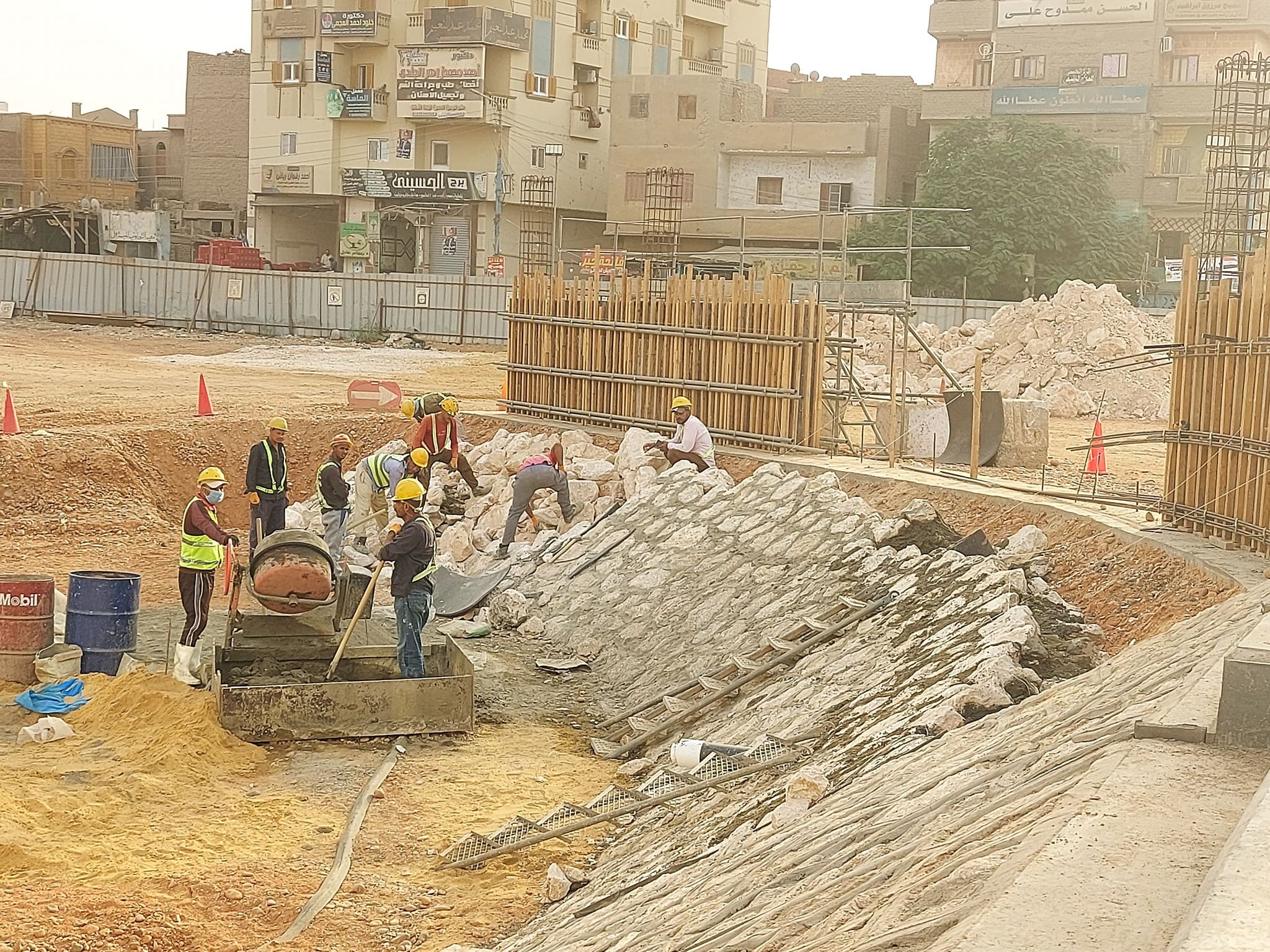 مشروع إنشاء مجموعة قناطر ديروط الجديدة