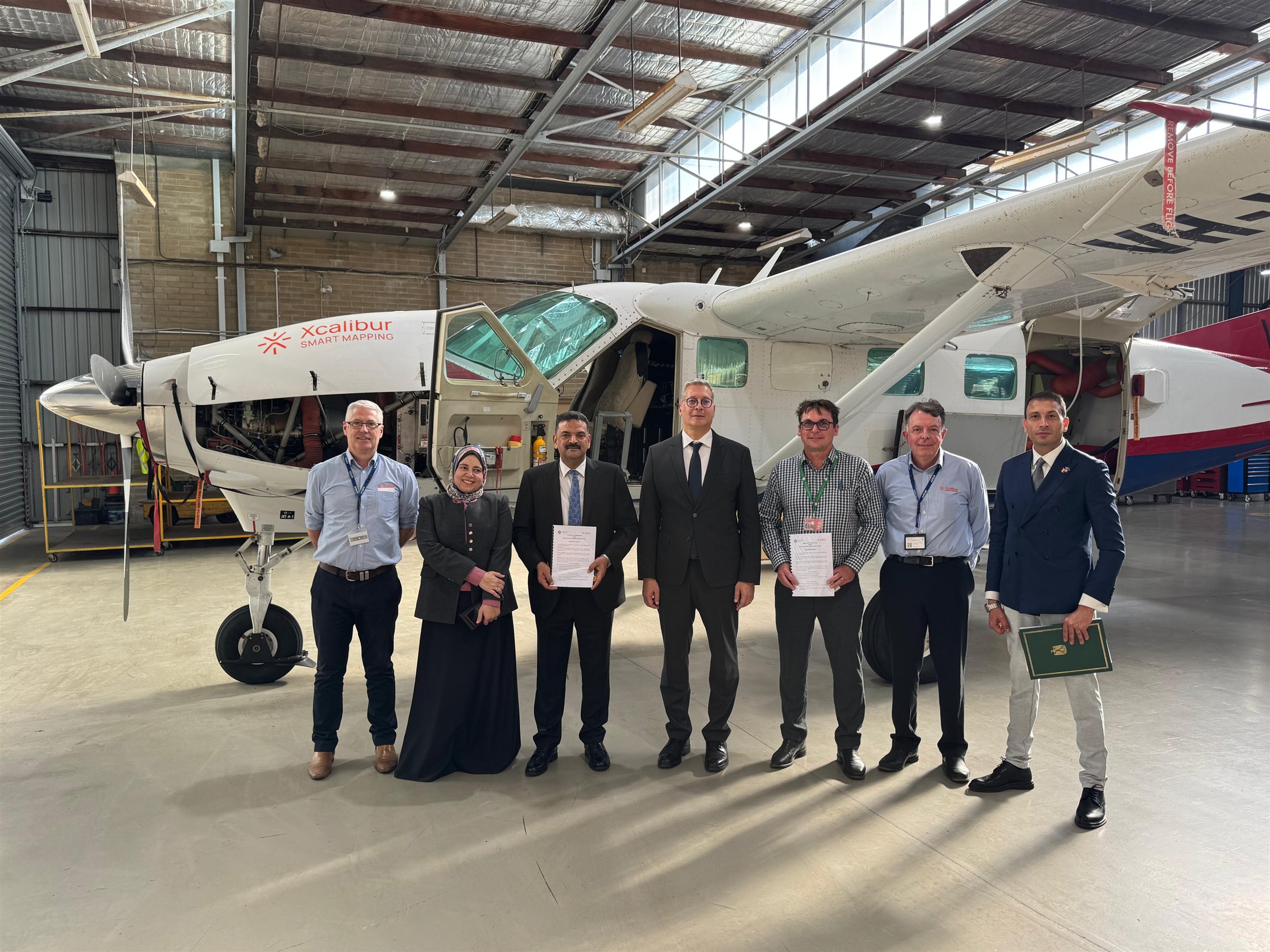 توقيع مذكرة تفاهم لإجراء مسح جوي شامل للإمكانات التعدينية