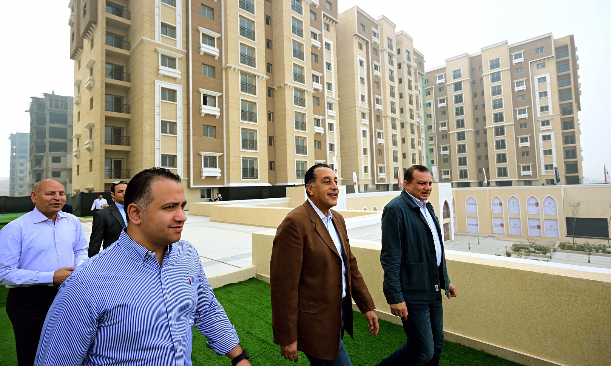 رئيس الوزراء يتفقد مشروع الفسطاط فيو