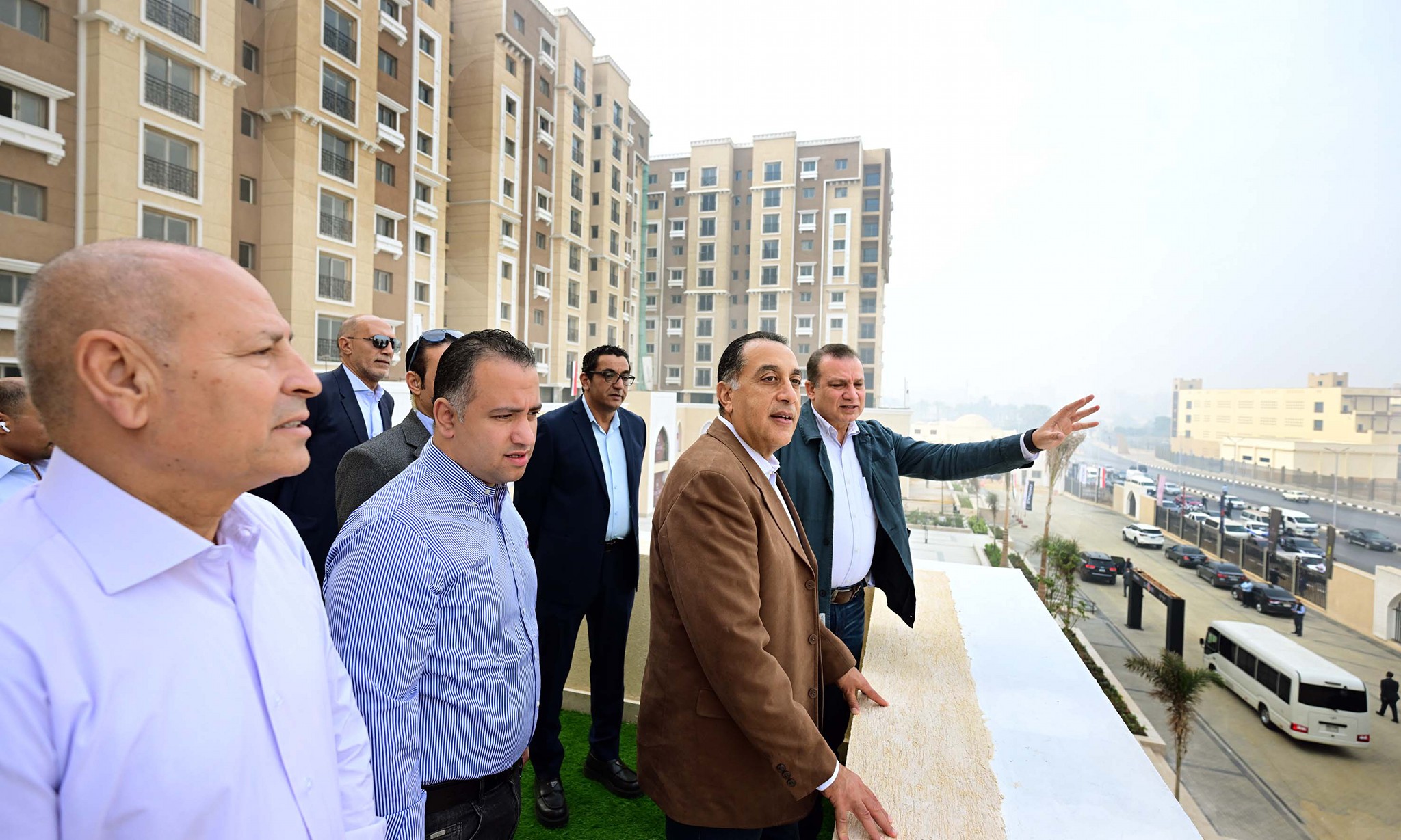 رئيس الوزراء يتفقد مشروع الفسطاط فيو